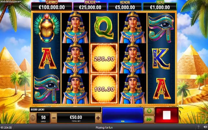 Fireblaze: Pharaohs Daughter, Online Casino Bonus, Playtech