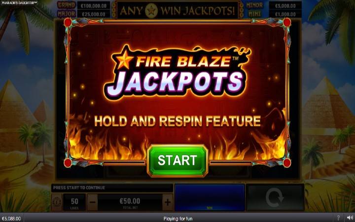 Online Casino Bonus, Bonus Igra, Fireblaze: Pharaohs Daughter