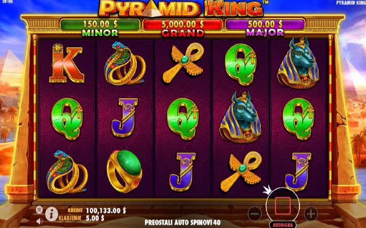 Pyramid King, Online Casino Bonus