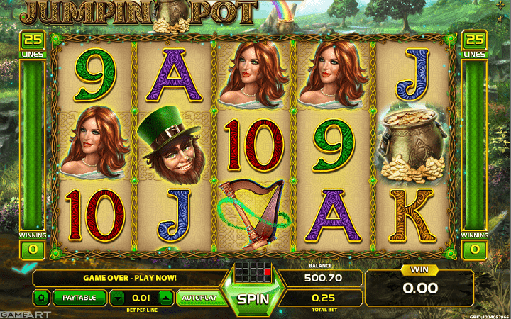 Jumpin Pot, GameArt, Online Casino Bonus