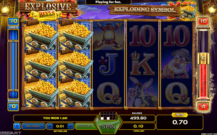 GameArt, Online Casino Bonus