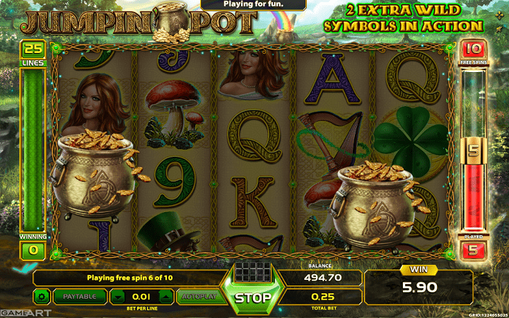 GameArt, Online Casino Bonus