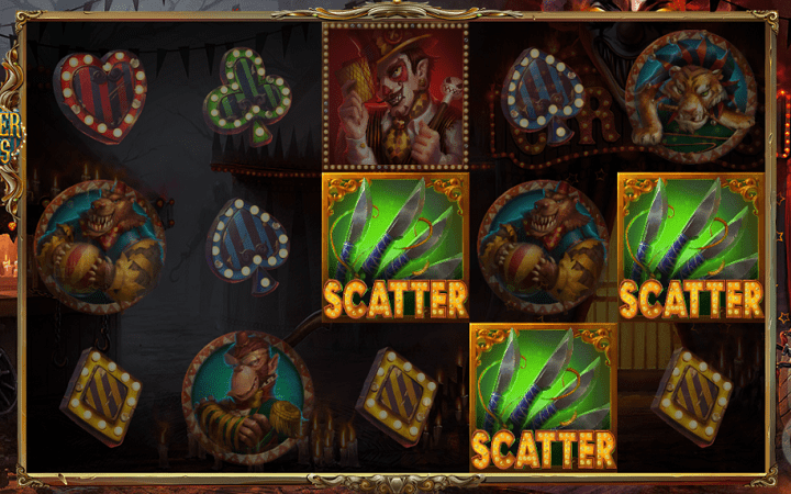 Sinister Circus, 1x2 Gaming, Online Casino Bonus
