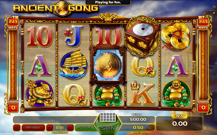 Ancient Gong, GameArt, Online Casino Bonus