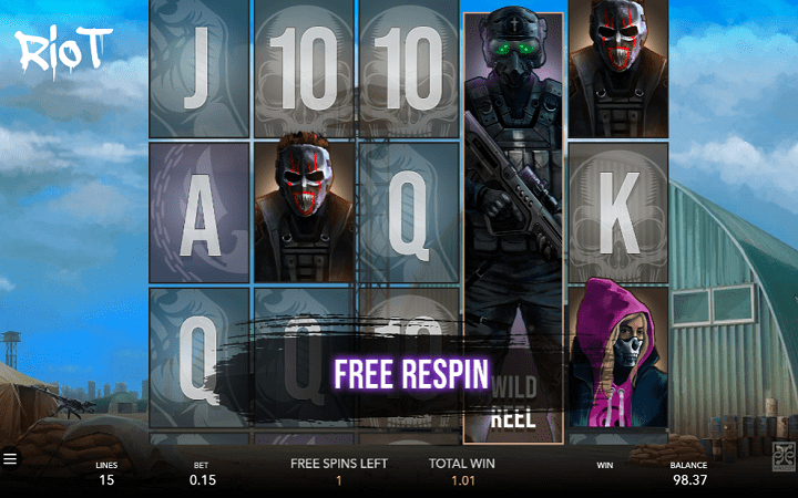 Riot, Mascot, Online Casino Bonus