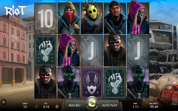 Riot, Mascot, Online Casino Bonus