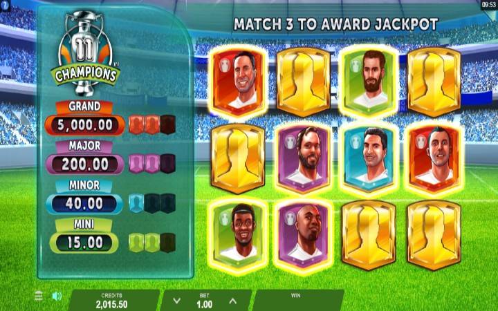 Džekpot bonus-11 champions-microgaming-online casino bonus