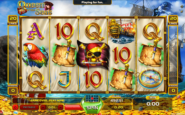 Queen of the Seas, GameArt, Online Casino Bonus