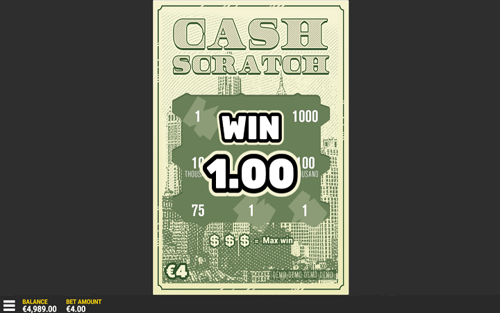 Cash Scratch