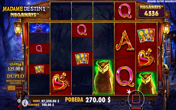 Madame Destiny Megaways Online Casino Bonus