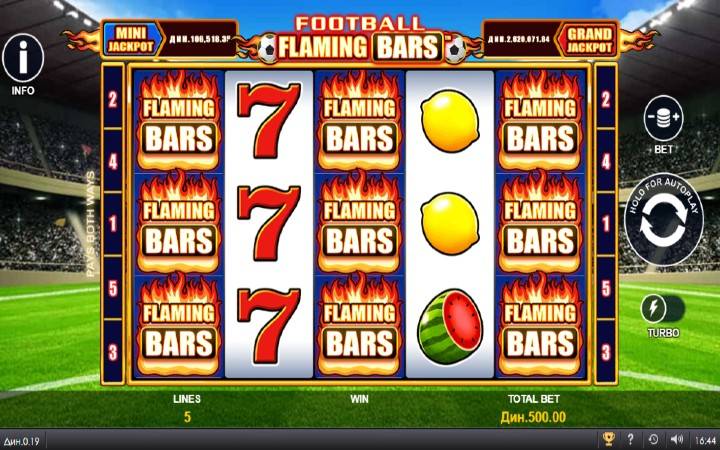 Flaming Bars-osnovna igra-online casino bonus