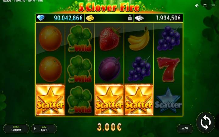 Scatterzlatna zvezda-5 clover fire-fazi-online casino bonus