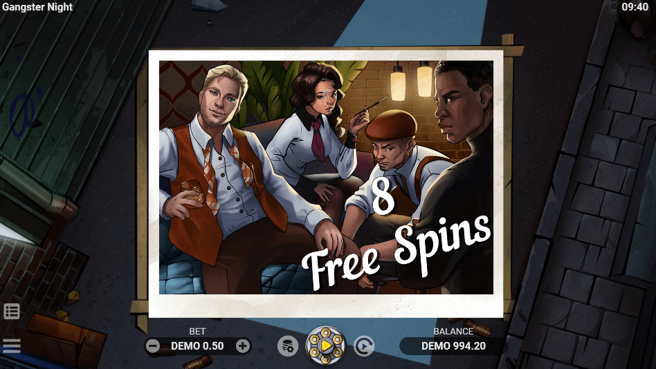 Gangster Night-poster igre-online casino bonus