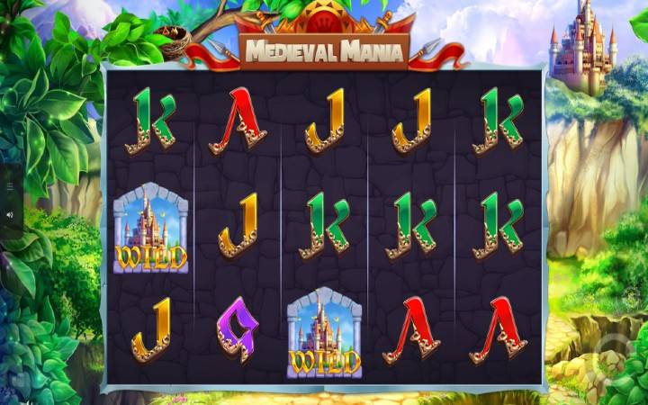 Medieval Mania-osnovna igra-džoker-dobitna kombinacija sa džokerom