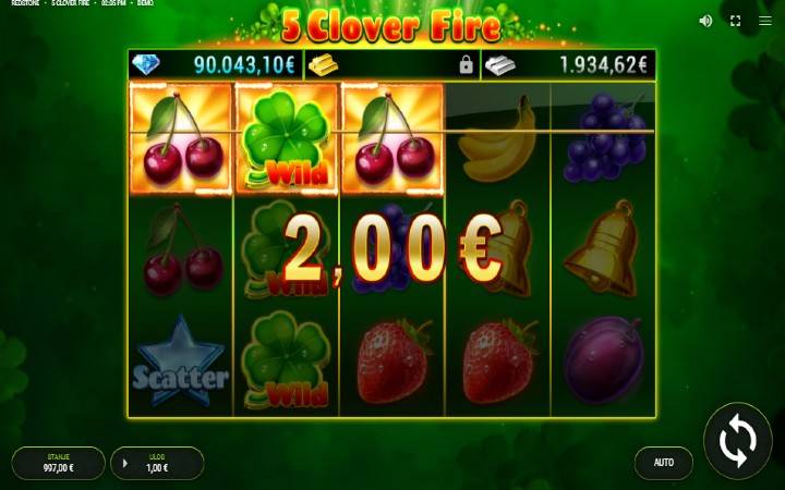 Džoker-dobitna kombinacija-5 clover fire-fazi
