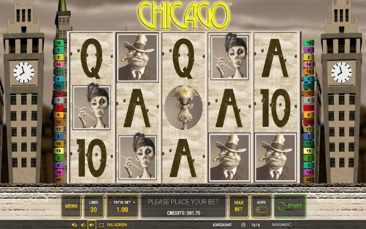 Chicago-online casino bonus-novomatic