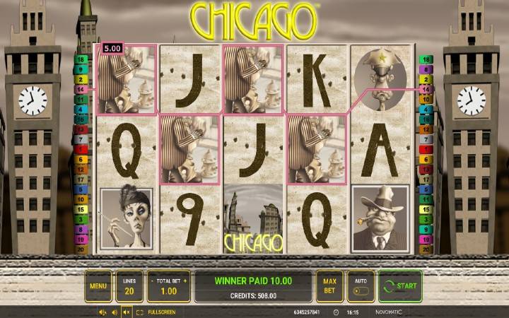 džoker-chicago-online casino bonus-novomatic