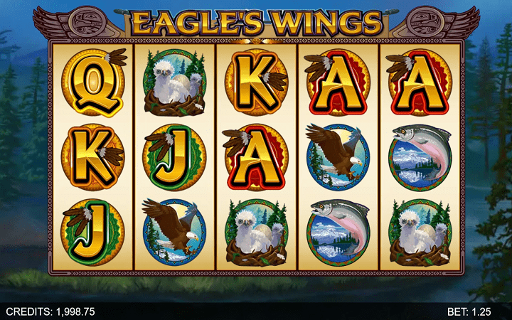 Eagles Wings slot-tabla slota-simboli