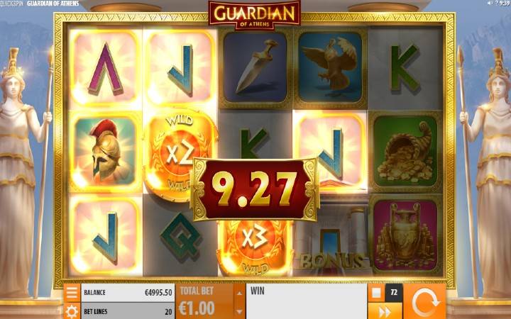Džokeri-množioci-online casino bonus-Guardian of Athens
