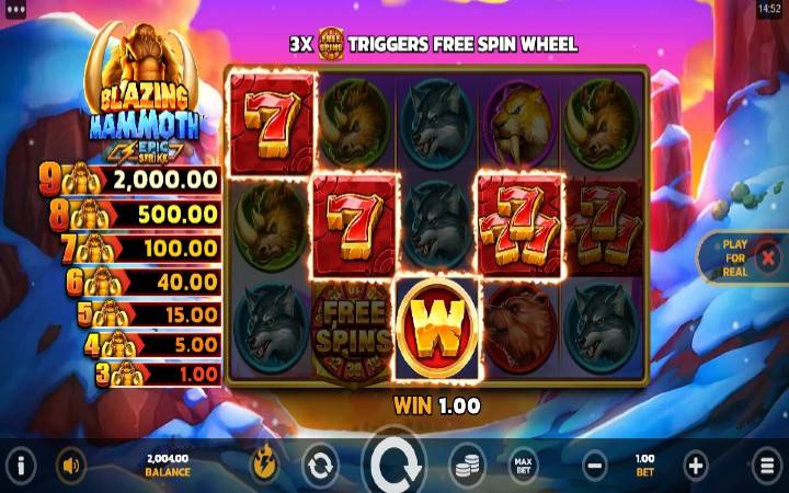 Džoker-online casino bonus-Blazing Mammoth