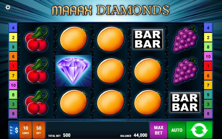 maaax diamonds-online casino bonus-gamomat