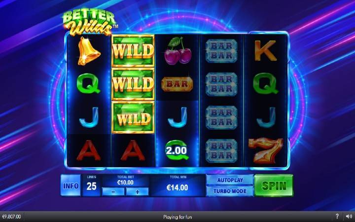 Džoker-online casino bonus-better wilds-playtech