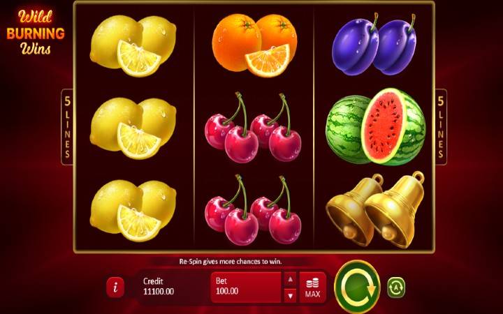 Wild Burning Wins-playson-online casino bonus