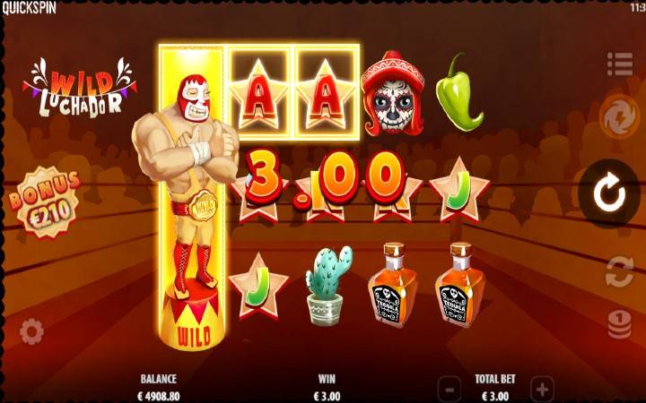 Luchador Wild-online casino bonus-wild luchador-quickspin