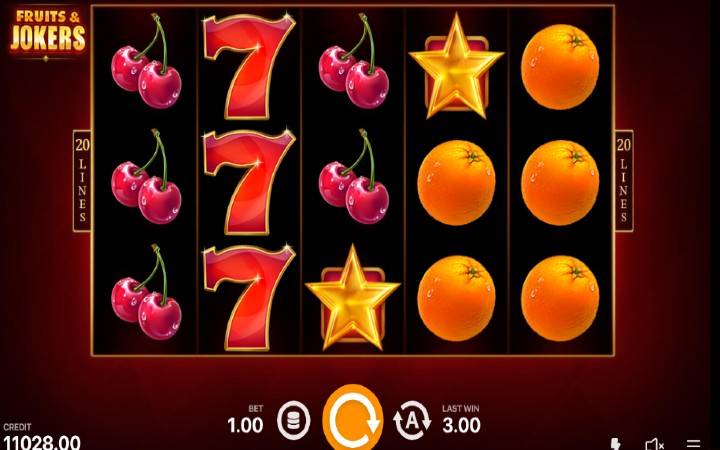 scatter-zlatna zvezda-fruits and jokers 20 lines