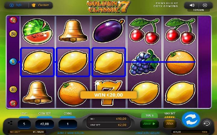 Dobitna kombinacija-Golden 7 Classic-online casino bonus