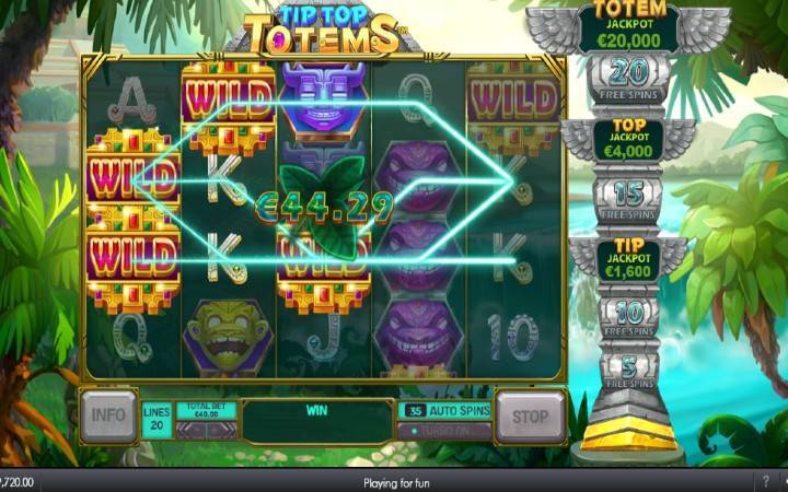 Džokeri-online casino bonus-kockanje-tip top totems