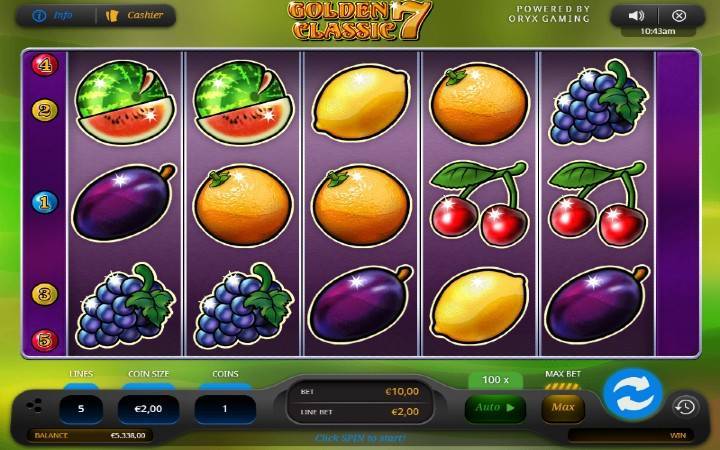 golden 7 classic-online casino bonus-oryx