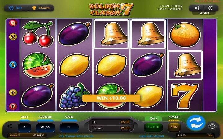 Scatter-online casino bonus-golden 7 classic-oryx