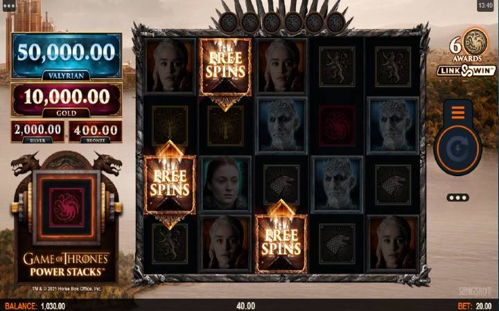 scatter-online casino bonus-game of thrones power stacks