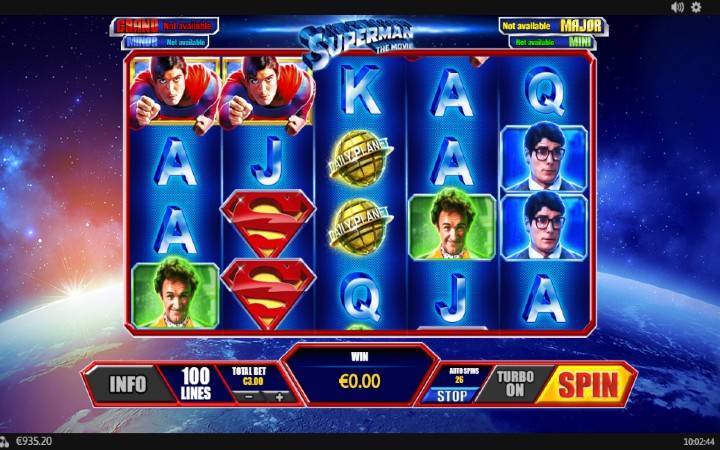 superman-online casino bonus-playtech