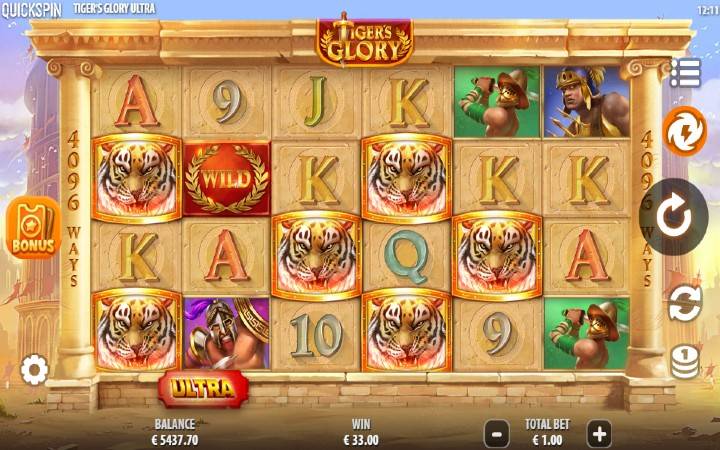 džoker-online casino bonus-tigers glory ultra