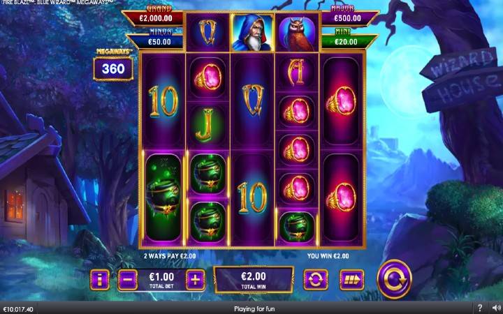 Blue Wizard Megaways-online casino bonus-playtech