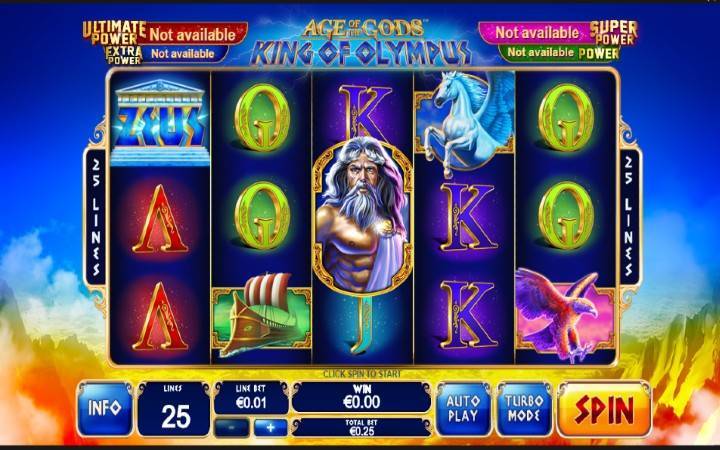 king of olympus-online casino bonus-playtech-age of the gods