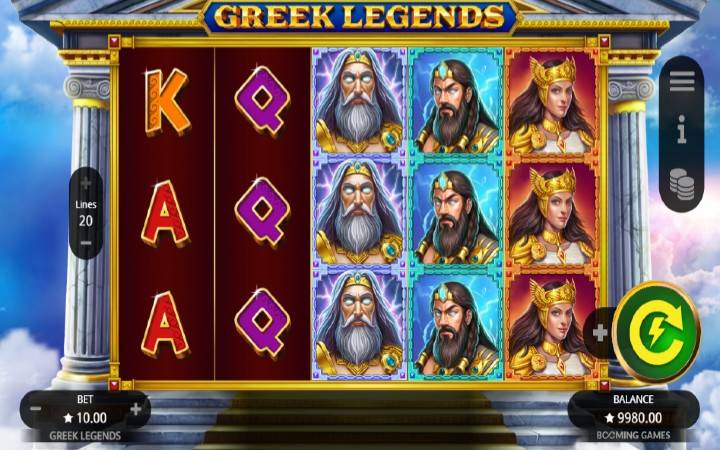 greek legends-online casino bonus-booming games