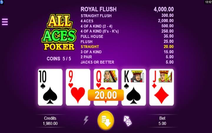 all aces poker-dobitna kombinacija-online casino bonus