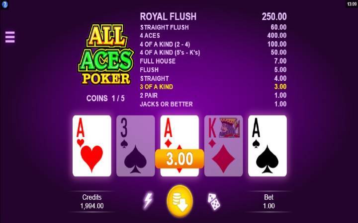 all aces poker-online casino bonus-kockanje