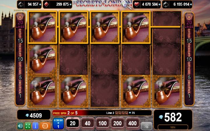The Secrets of London-online casino bonus-bonus spinovi