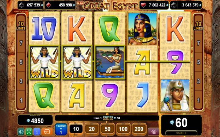 džoker-online casino bonus-kockanje-the great egypt