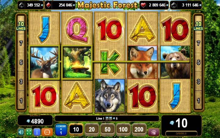džoker-online casino bonus-majestic forest