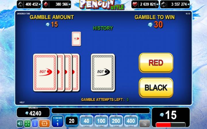 Bonus kockanja-penguin style-online casino bonus