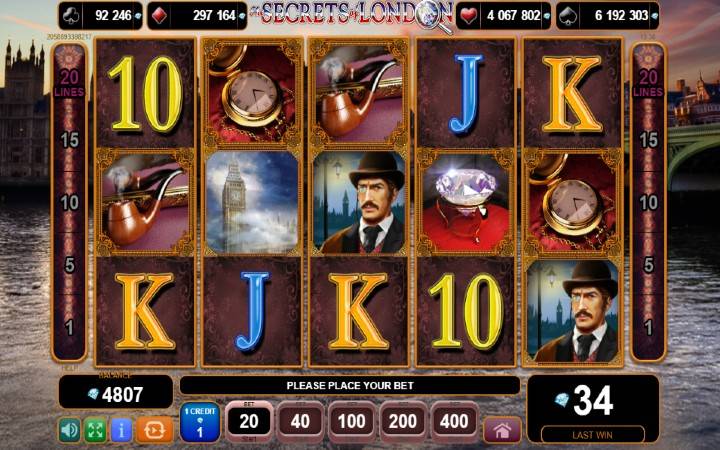 The Secrets of London-online casino bonus-egt