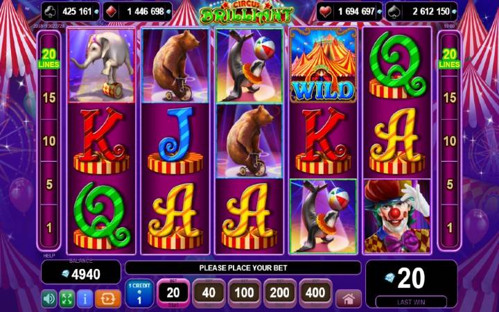 Circus Brilliant-online casino bonus-egt