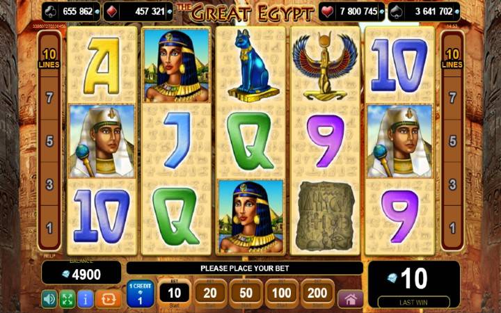 the great egypt-online casino bonus-egt