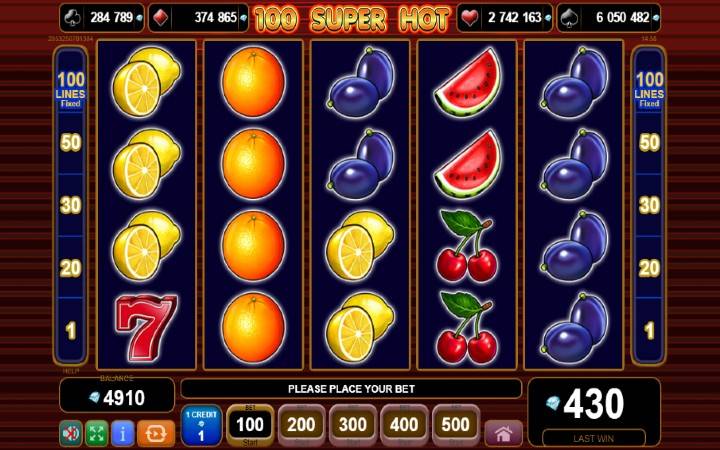 100 super hot-online casino bonus-egt