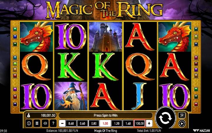 Magic of the ring-online casino bonus-wazdan